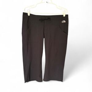 The North Face Apex Capris Womens Size 14 Black Hiking Training Pants Stretch